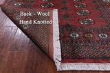 Rust Bokhara Hand-Knotted Wool Rug - 4' 2" X 6' 1"