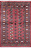 Rust Bokhara Hand-Knotted Wool Rug - 4' 2" X 6' 1"