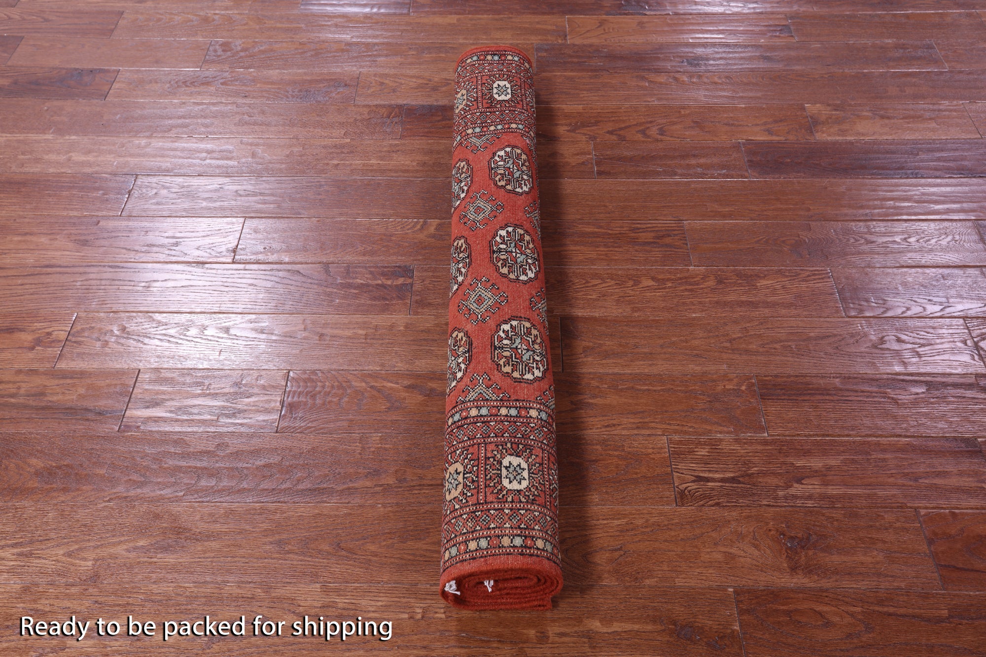Rust Bokhara Handmade Wool Rug - 4' 0" X 6' 2"