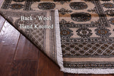 Ivory Bokhara Hand-Knotted Wool Rug - 3' 0" X 5' 0"