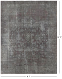 Persian Overdyed Hand Knotted Wool Area Rug - 9' 7" X 12' 7" - Golden Nile