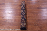Navy Blue Bokhara Handmade Wool Rug - 4' 4" X 6' 3"