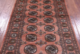 Rust Bokhara Handmade Wool Rug - 3' 0" X 5' 1"