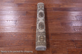 Grey Bokhara Handmade Wool Rug - 3' 1" X 4' 9"