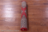 Red Bokhara Handmade Wool Rug - 3' 1" X 4' 9"