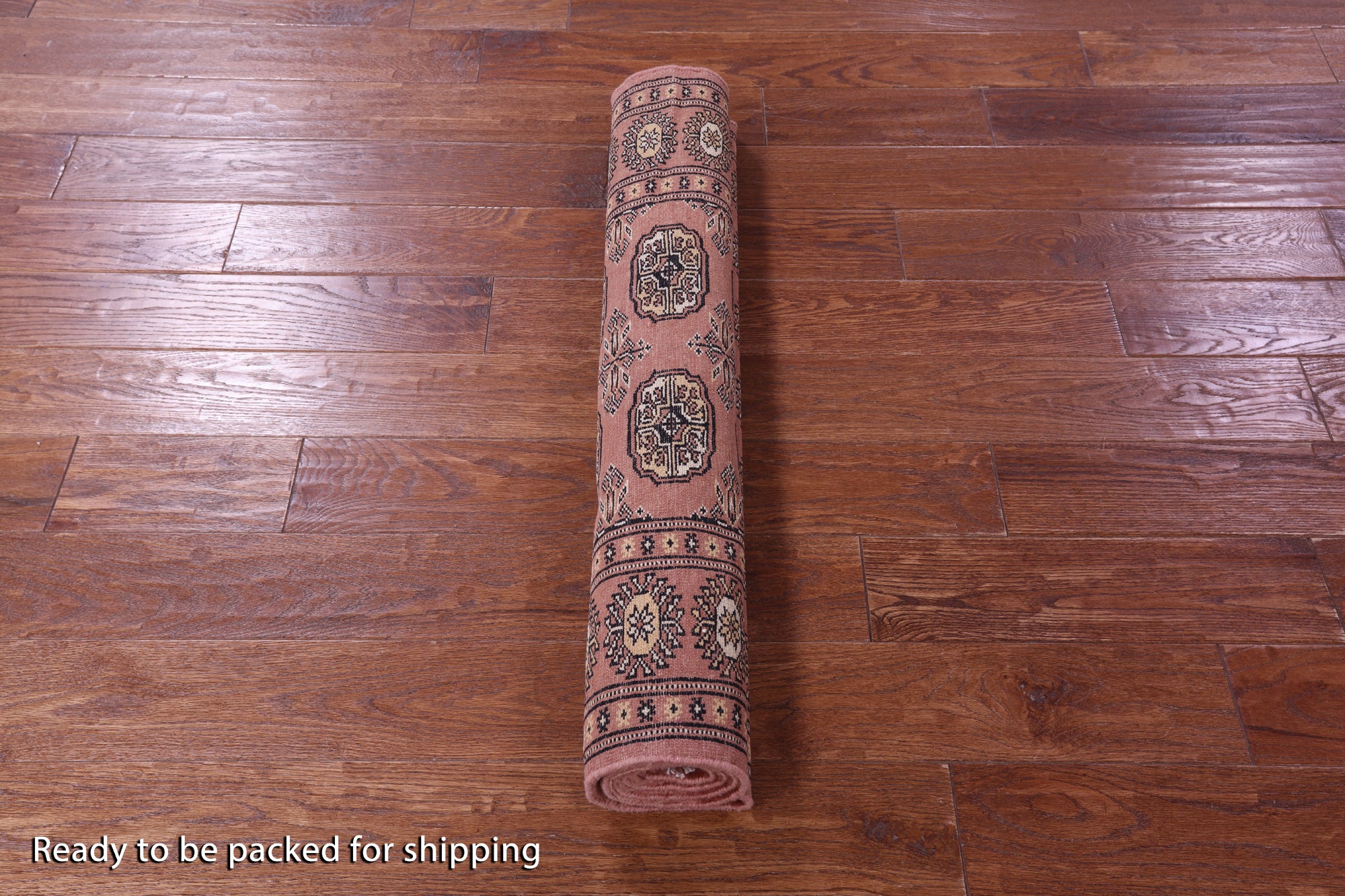 Rust Bokhara Handmade Wool Rug - 3' 2" X 5' 3"