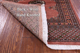 Rust Bokhara Handmade Wool Rug - 2' 0" X 3' 0"