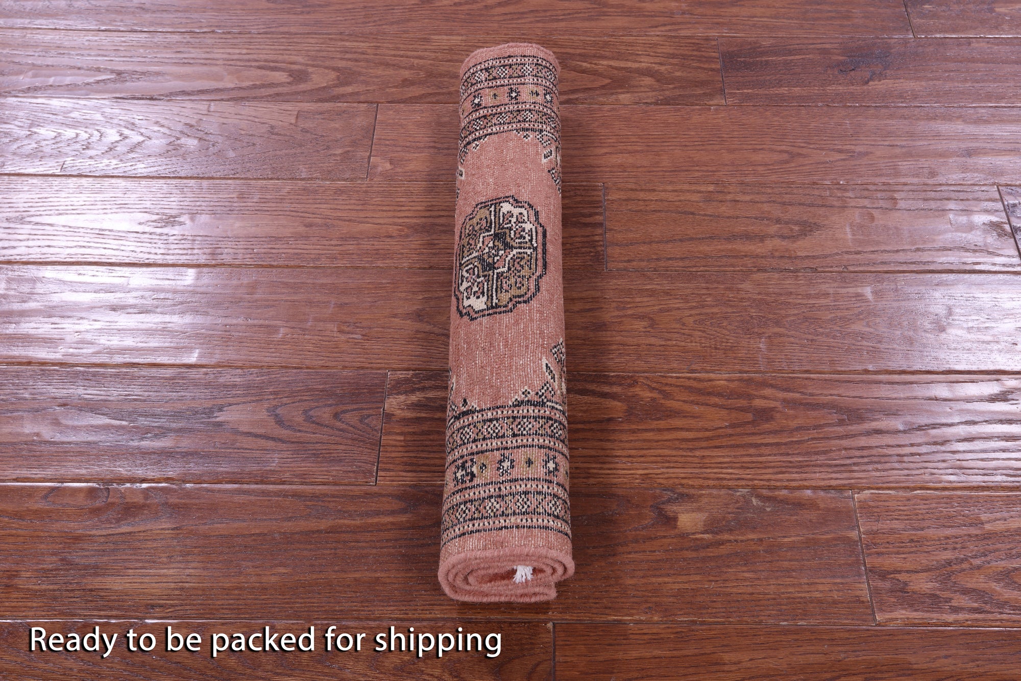 Rust Bokhara Handmade Wool Rug - 2' 0" X 3' 0"