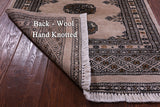 Ivory Bokhara Hand-Knotted Wool Rug - 2' 1" X 3' 1"