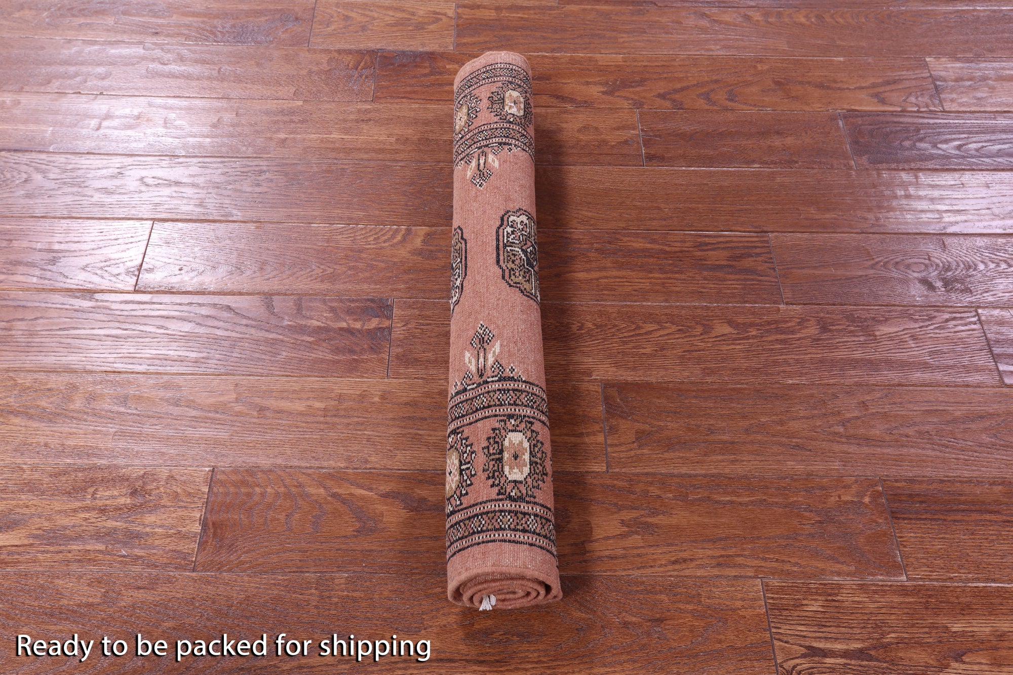 Rust Signed Bokhara Handmade Wool Rug - 2' 7" X 3' 6"