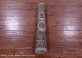 Grey Bokhara Hand-Knotted Wool Rug - 4' 1" X 6' 2"