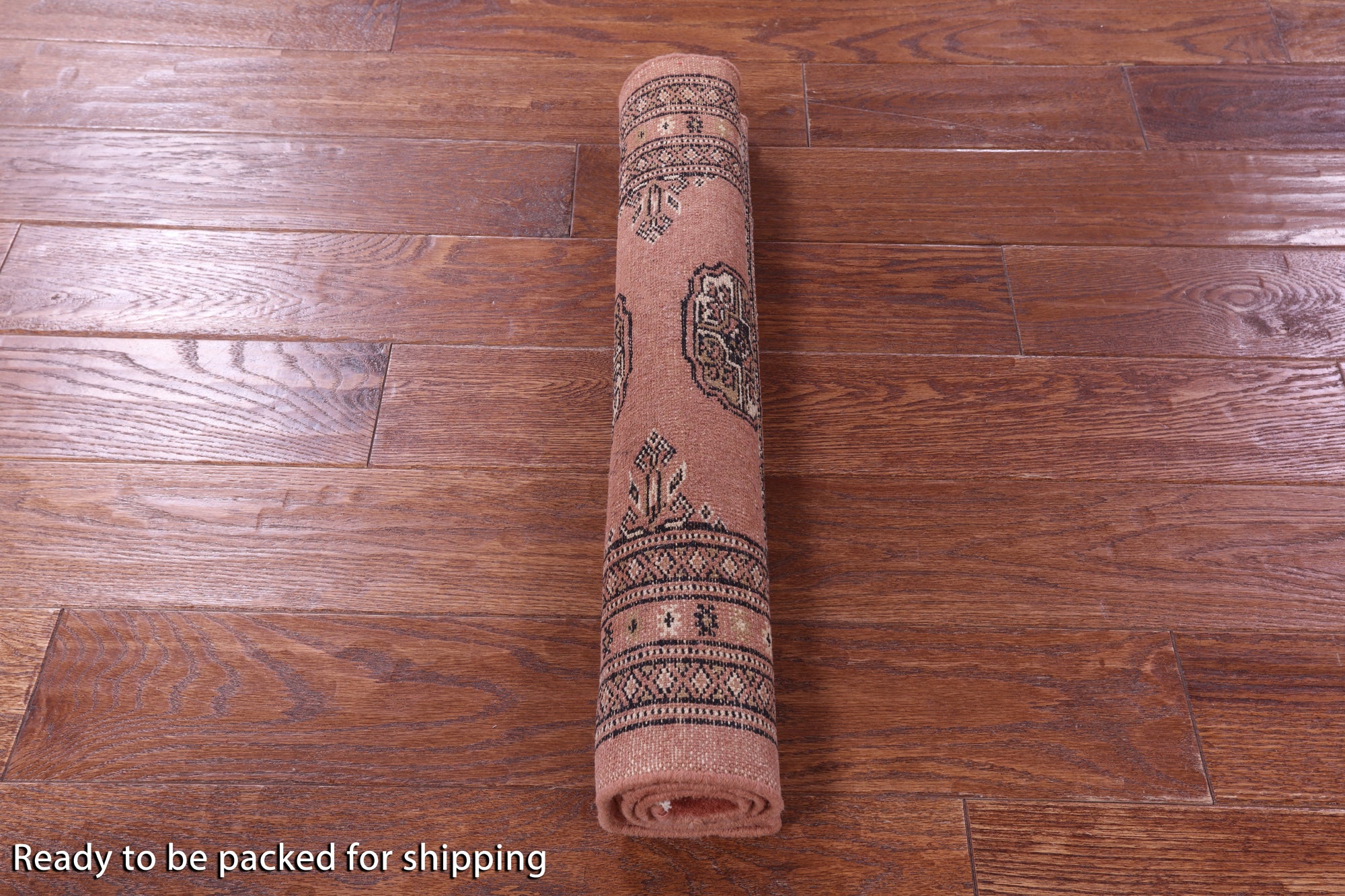 Rust Bokhara Handmade Wool Rug - 2' 2" X 3' 1"