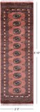Rust Bokhara Handmade Wool Runner Rug - 2' 0" X 5' 10"