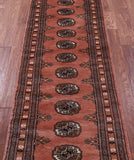 Rust Bokhara Handmade Wool Runner Rug - 2' 0" X 5' 10"