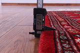 Red Bokhara Handmade Wool Runner Rug - 2' 1" X 5' 10"