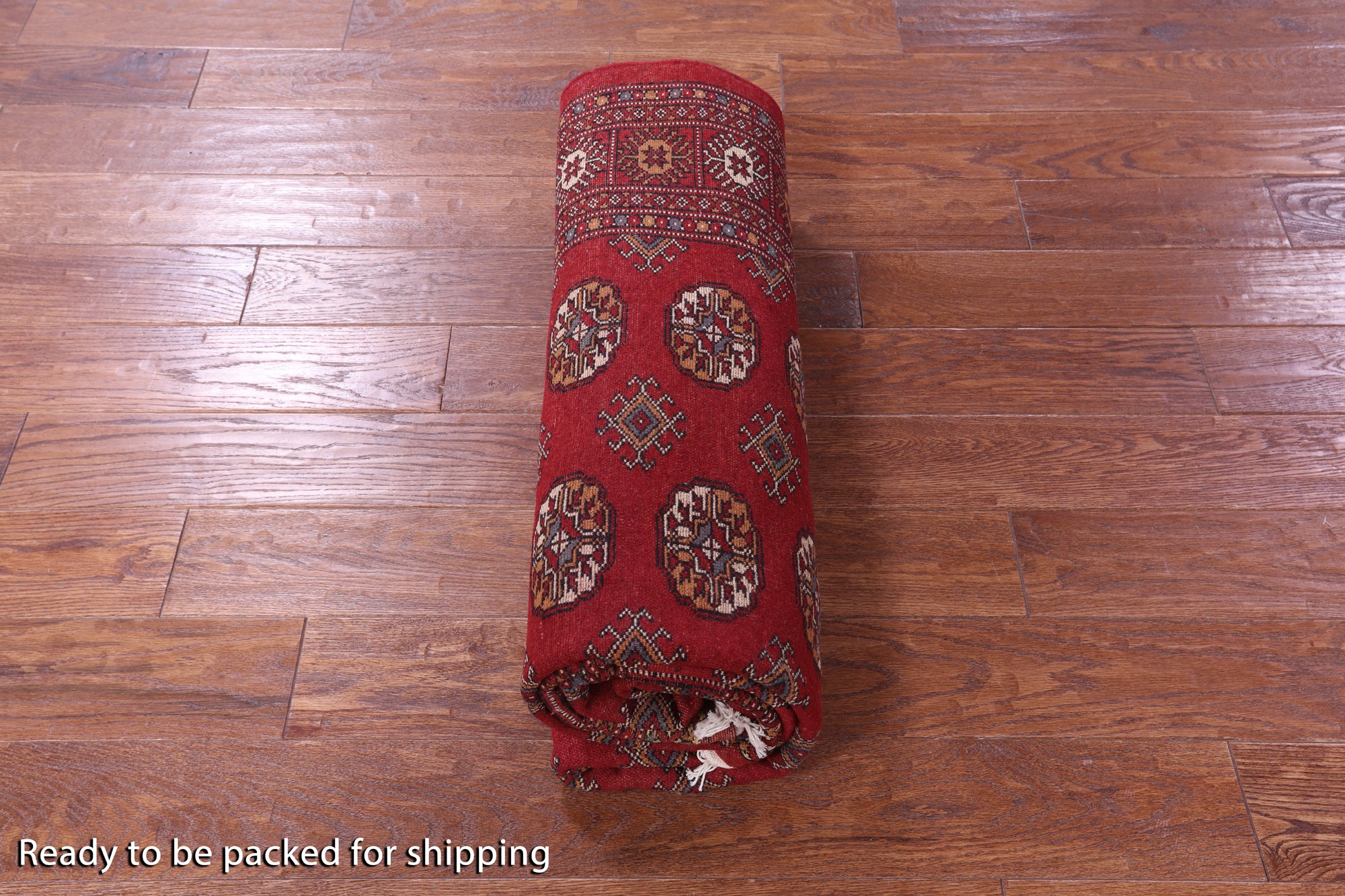 Red Bokhara Hand-Knotted Wool Rug - 5' 1" X 8' 0"
