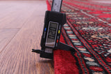 Red Bokhara Handmade Wool Runner Rug - 2' 7" X 20' 0"