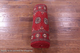 Red Bokhara Handmade Wool Runner Rug - 2' 7" X 16' 0"