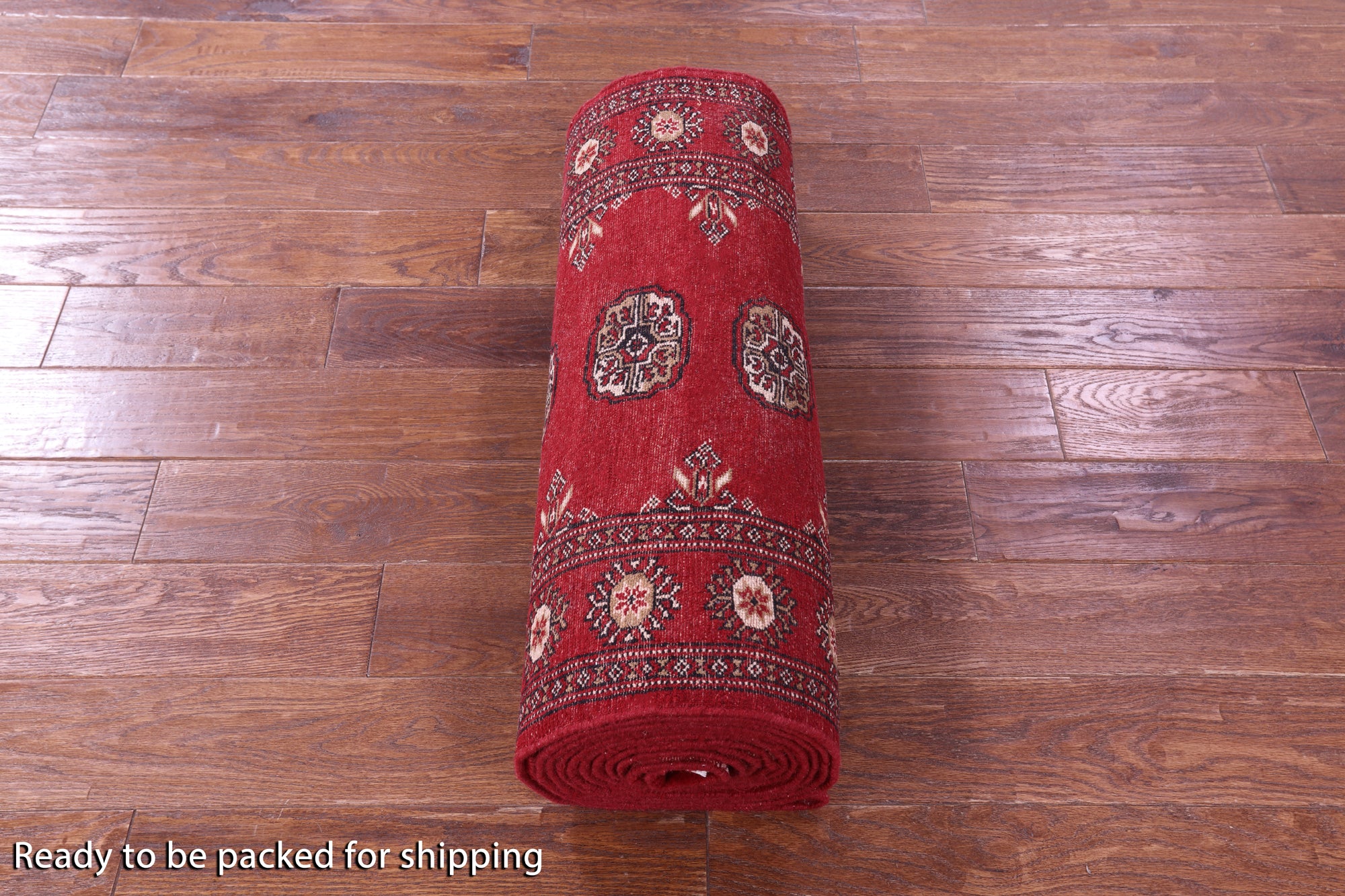 Red Bokhara Handmade Wool Runner Rug - 2' 7" X 16' 0"