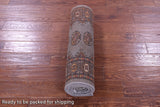 Grey Bokhara Handmade Wool Runner Rug - 2' 7" X 12' 1"