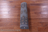 Grey Bokhara Handmade Wool Runner Rug - 2' 7" X 10' 1"