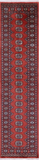 Rust Bokhara Handmade Wool Runner Rug - 2' 7" X 10' 4"