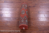 Rust Bokhara Handmade Wool Runner Rug - 2' 7" X 10' 4"