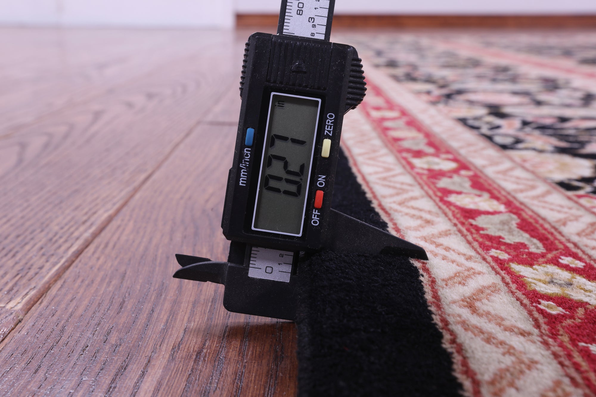 Black Persian Tabriz Handmade Wool & Silk Rug - 9' 0" X 12' 0"