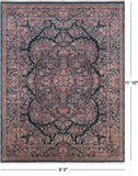 Persian Tabriz Hand Knotted Wool Rug - 9' 0" X 11' 10"