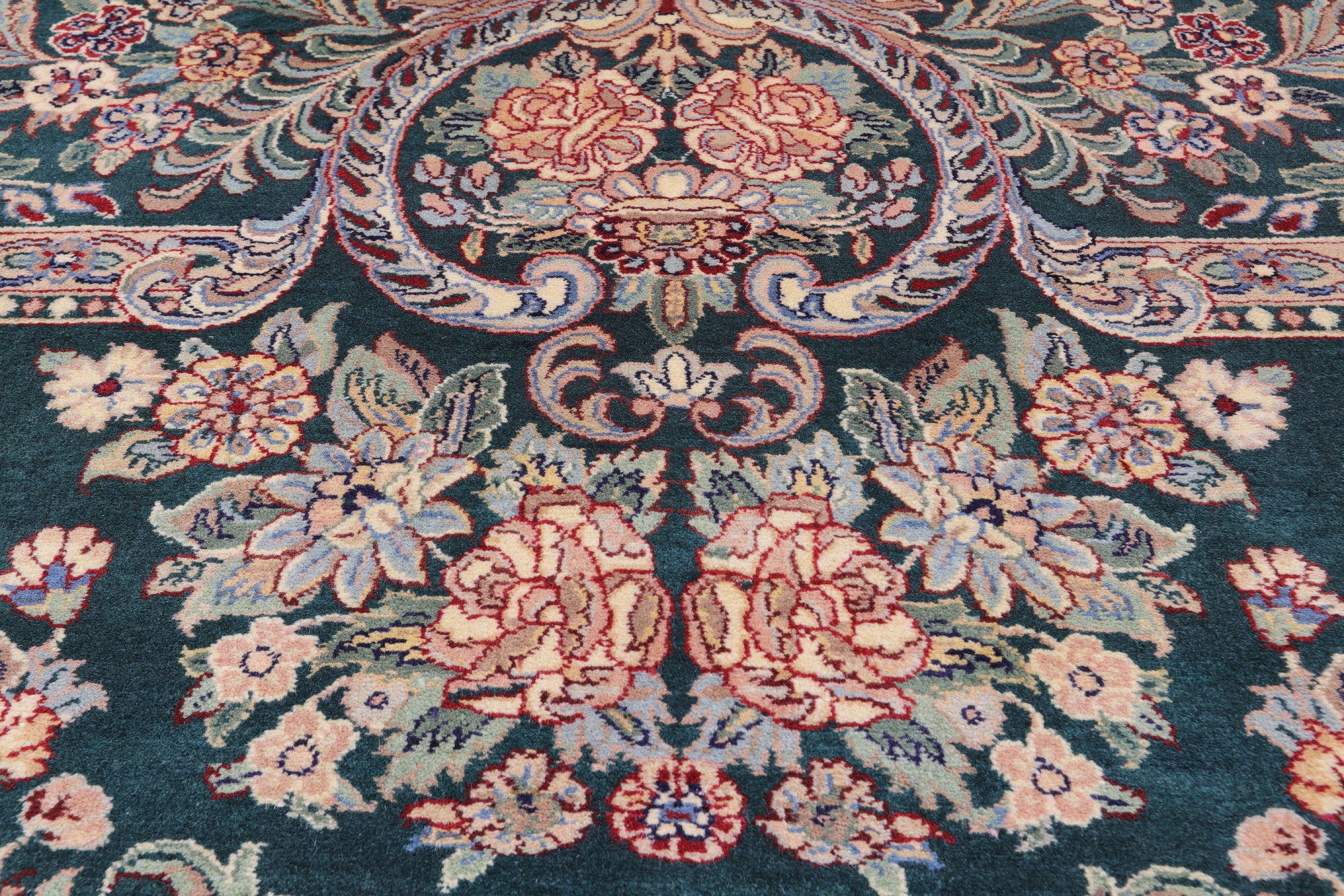 Persian Tabriz Hand Knotted Wool Rug - 9' 0" X 11' 10"