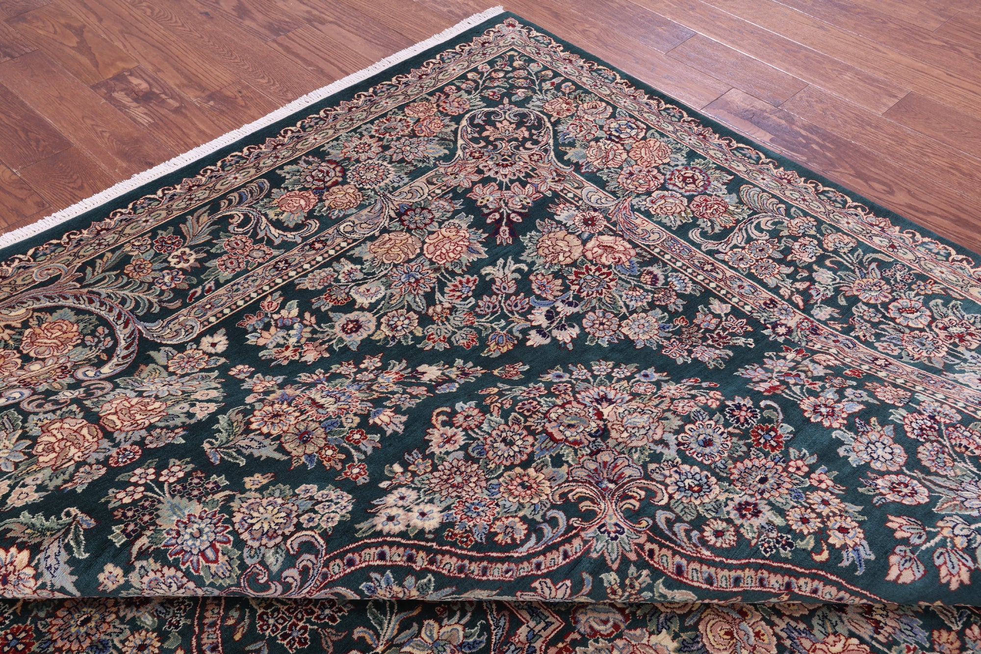 Persian Tabriz Hand Knotted Wool Rug - 9' 0" X 11' 10"
