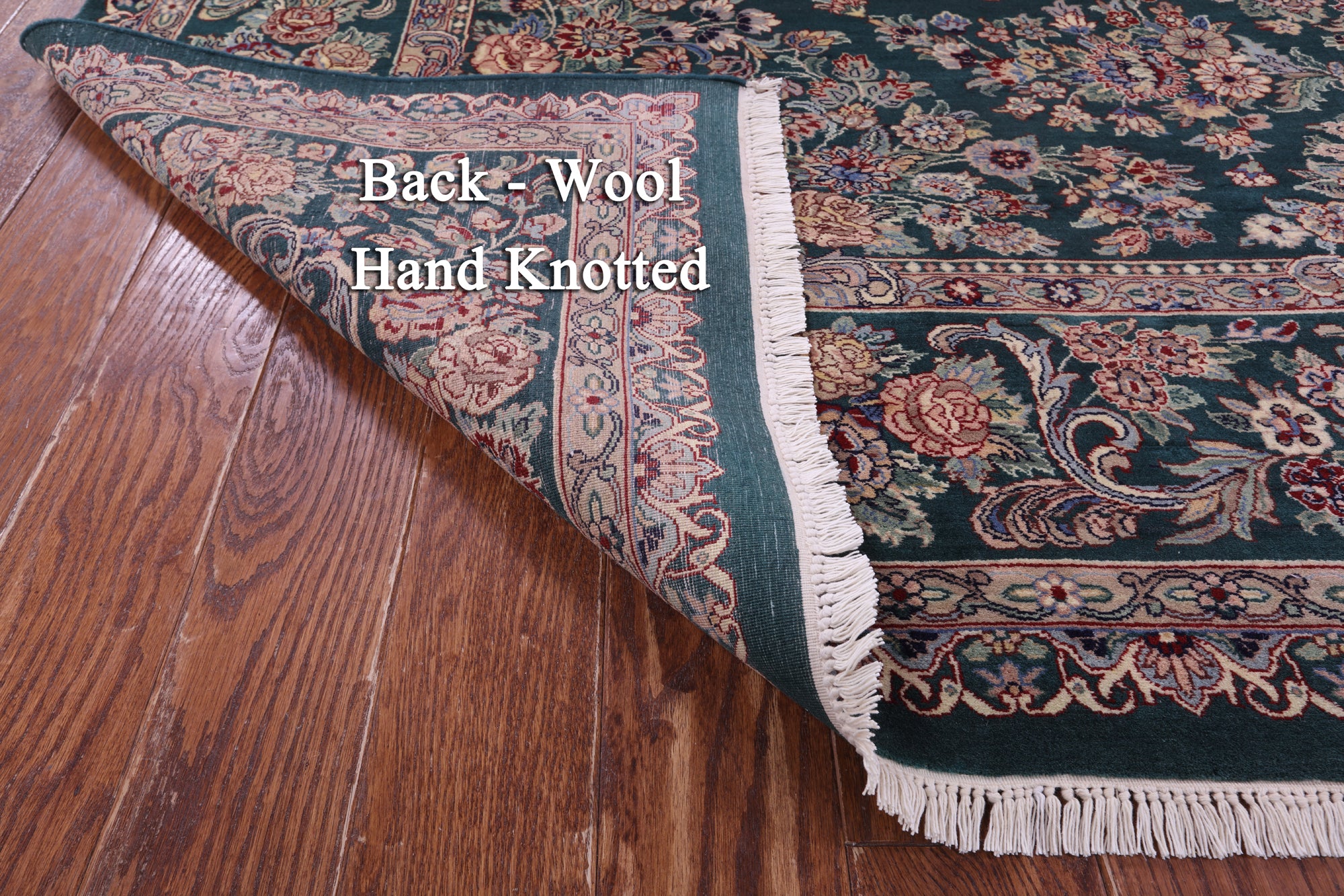 Persian Tabriz Hand Knotted Wool Rug - 9' 0" X 11' 10"