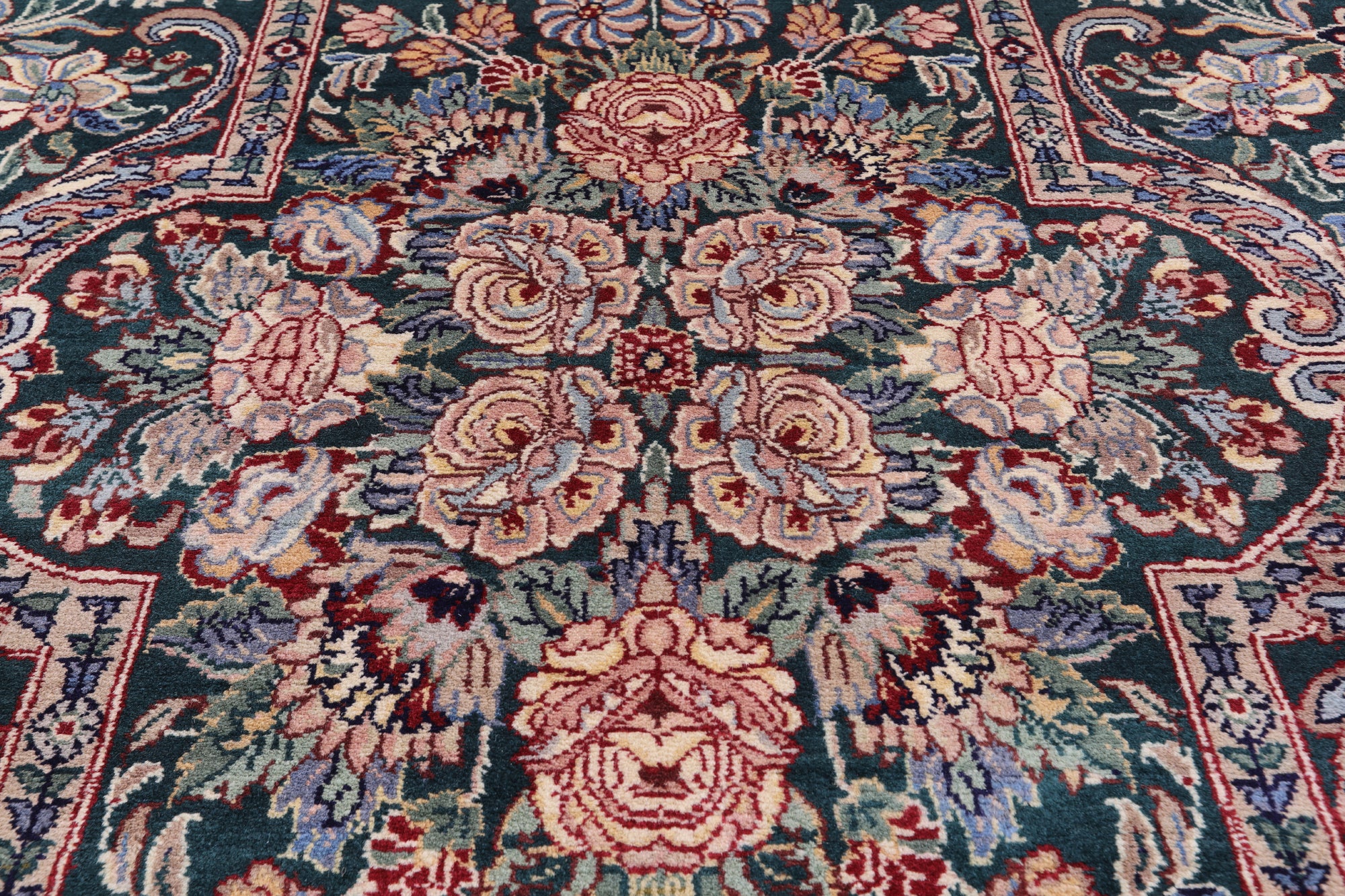 Persian Tabriz Hand Knotted Wool Rug - 9' 0" X 11' 10"