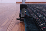 Green Bokhara Hand-Knotted Wool Rug - 8' 1" X 11' 0"