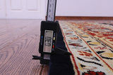 Black Persian Heriz Serapi Handmade Wool Rug - 8' 10" X 11' 10"