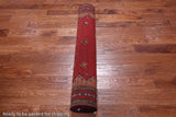 Red Tribal Persian Gabbeh Hand Knotted Wool Rug - 4' 0" X 5' 11"