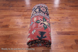 Red Heriz Serapi Hand-Knotted Wool Rug - 11' 0" X 15' 3"