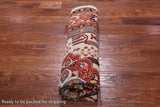Ivory Persian Fine Serapi Hand-Knotted Wool Rug - 5' 6" X 6' 10"