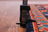 Red Persian Fine Serapi Hand Knotted Wool Rug - 3' 10" X 5' 8"