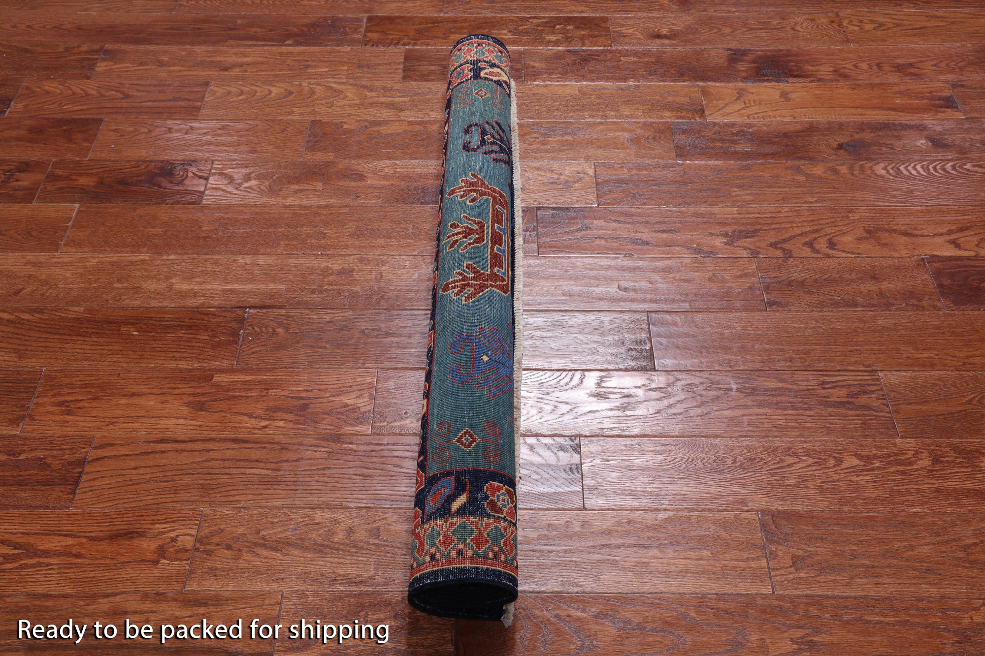Red Persian Fine Serapi Hand Knotted Wool Rug - 3' 10" X 5' 8"