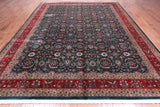 Emerald Green Persian Fine Tabriz Handmade Wool Rug - 9' 1" X 12' 2"