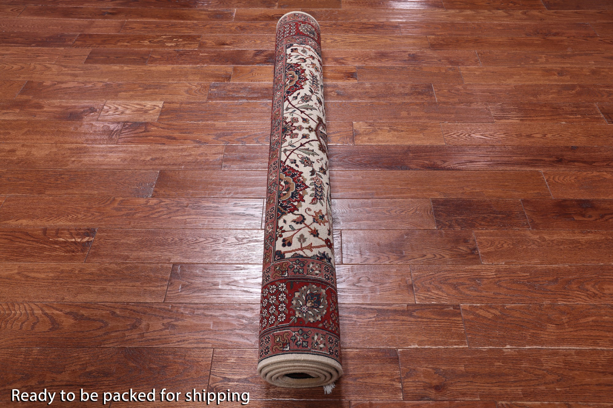 Beige Persian Fine Tabriz Handmade Wool Rug - 4' 11" X 6' 10"