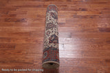 Khaki Persian Fine Tabriz Handmade Wool Runner Rug - 4' 2" X 9' 10"