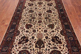 Beige Persian Fine Tabriz Hand Knotted Wool Rug - 5' 1" X 8' 5"