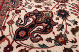 Beige Persian Fine Tabriz Hand-Knotted Wool Rug - 3' 11" X 6' 0"