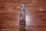 Beige Persian Fine Tabriz Hand-Knotted Wool Rug - 3' 11" X 6' 0"