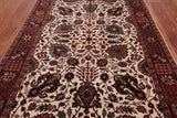 Beige Persian Fine Tabriz Hand-Knotted Wool Rug - 3' 11" X 6' 0"