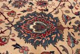 Khaki Persian Fine Tabriz Hand-Knotted Wool Rug - 10' 3" X 14' 2"