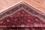 Wine/Navy Persian Fine Tabriz Hand Knotted Wool Rug - 10' 2" X 13' 10"