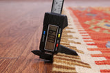 Reversible Kilim Flat Weave Wool On Wool Rug - 3' 10" X 5' 7"